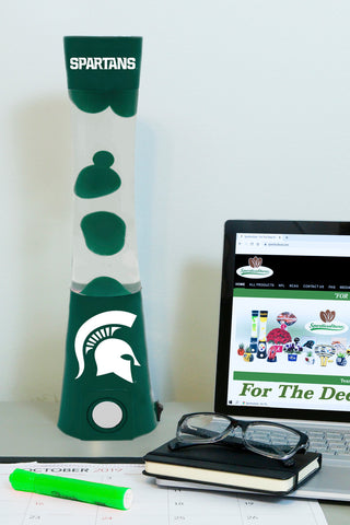 Michigan State Spartans Magma Lamp Bluetooth Speaker Special Order
