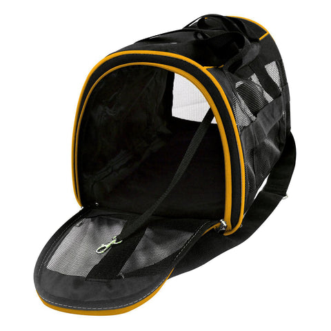 Miami Heat Pet Carrier Premium 16in bag-YELLOW