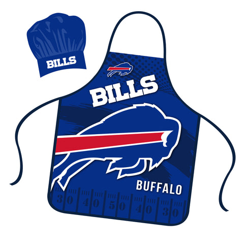 Buffalo Bills Chef Hat and Apron Set