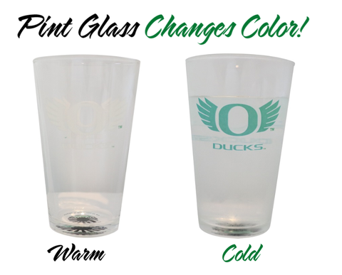 Oregon Ducks Color Changing Pint Glass