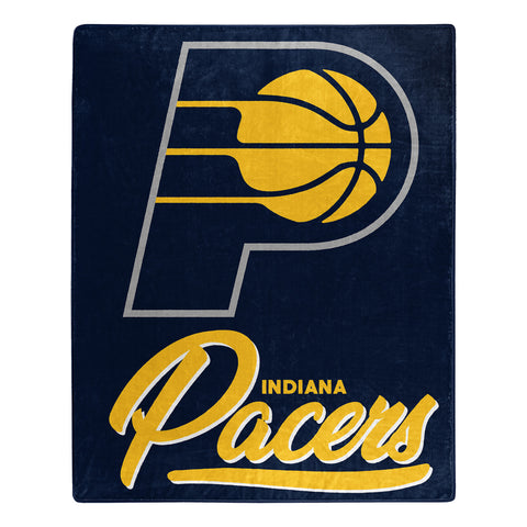 Indiana Pacers Blanket 50x60 Raschel Signature Design