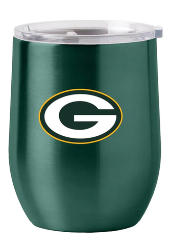 Green Bay Packers s Travel Tumbler 16oz Stainless Steel Curved