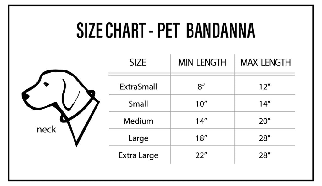 Nebraska Cornhuskers Pet Bandanna Size