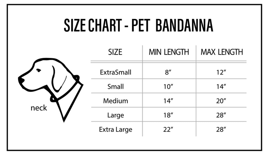 Kansas Jayhawks Pet Bandanna Size Special Order