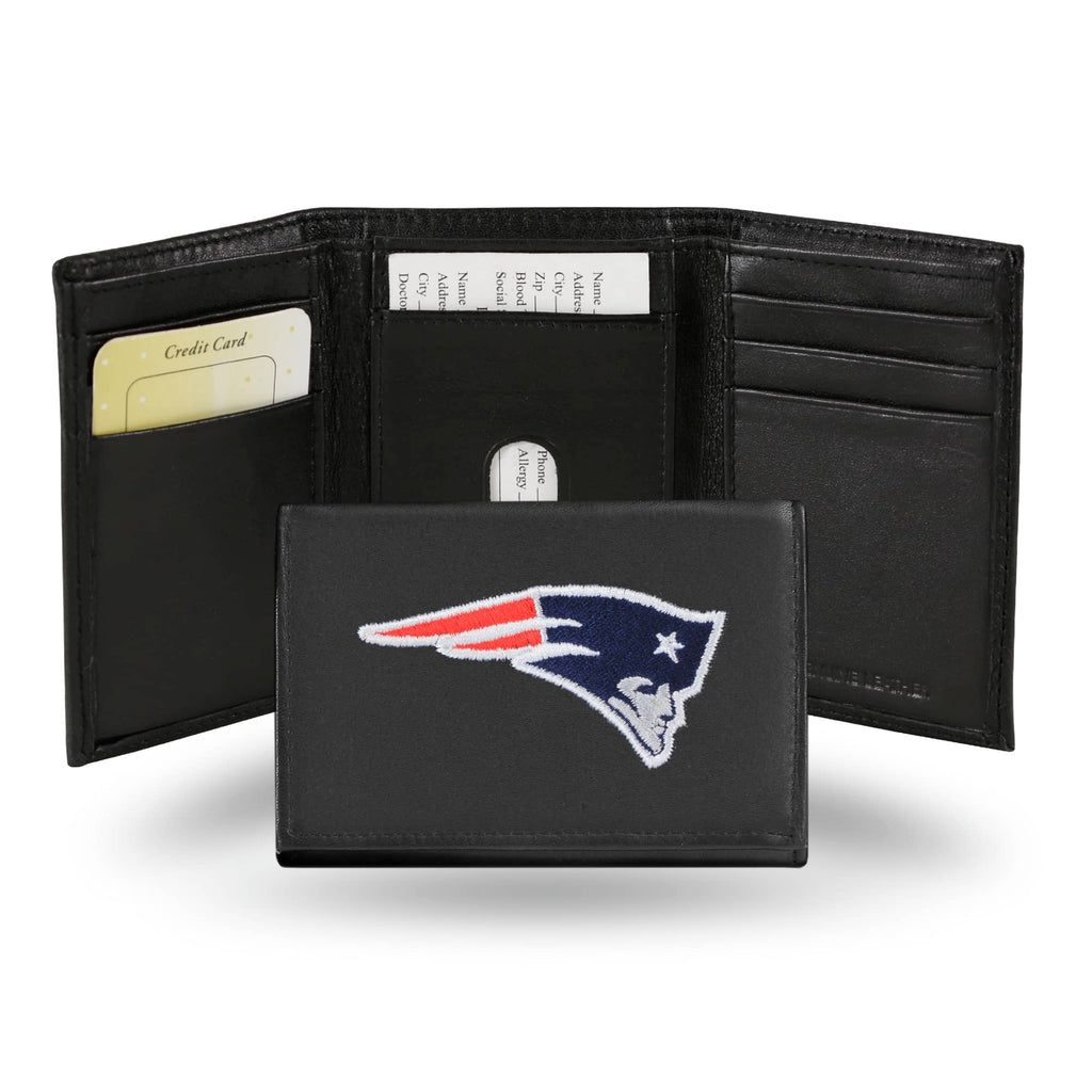 New England Patriots Trifold Wallet - Embroidered