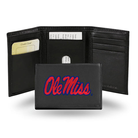 Ole Miss Rebels Trifold Wallet - Embroidered
