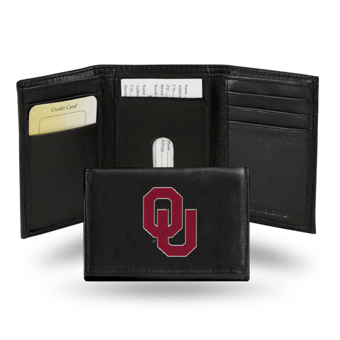 Oklahoma Sooners Trifold Wallet - Embroidered
