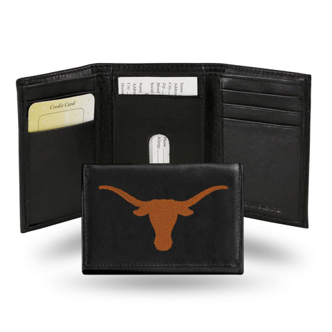 Texas Longhorns Trifold Wallet - Embroidered