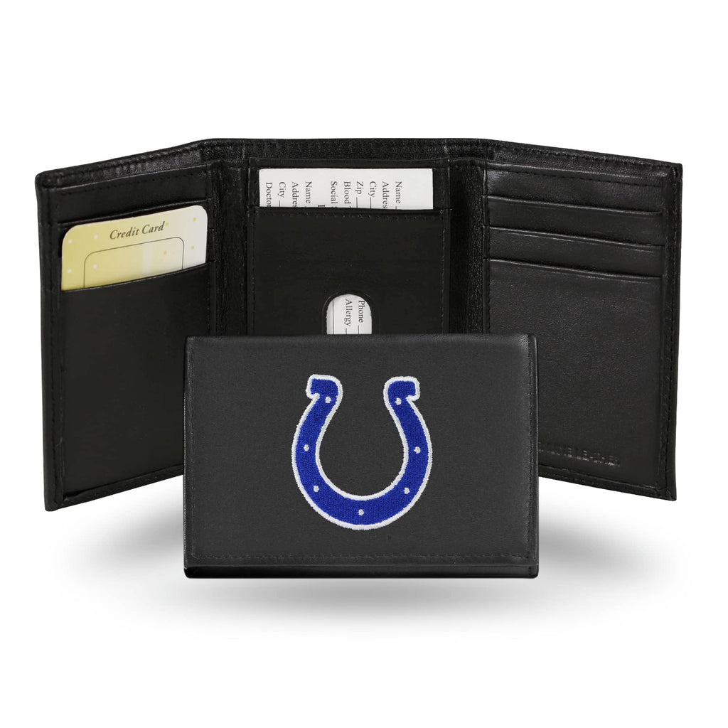 Indianapolis Colts Trifold Wallet - Embroidered