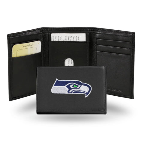 Seattle Seahawks Trifold Wallet - Embroidered