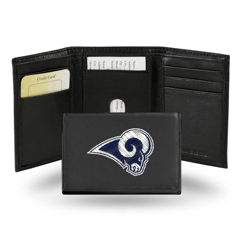 Los Angeles Rams Trifold Wallet - Embroidered