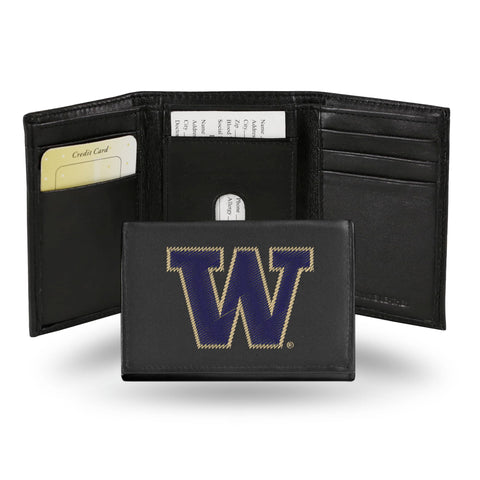 Washington Huskies Trifold Wallet - Embroidered