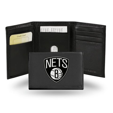 New Jersey Nets Trifold Wallet - Embroidered