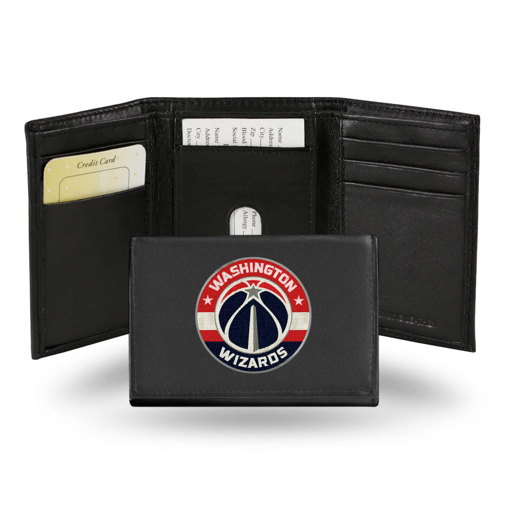 Washington Wizards Trifold Wallet - Embroidered
