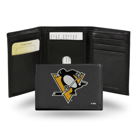 Pittsburgh Penguins Trifold Wallet - Embroidered