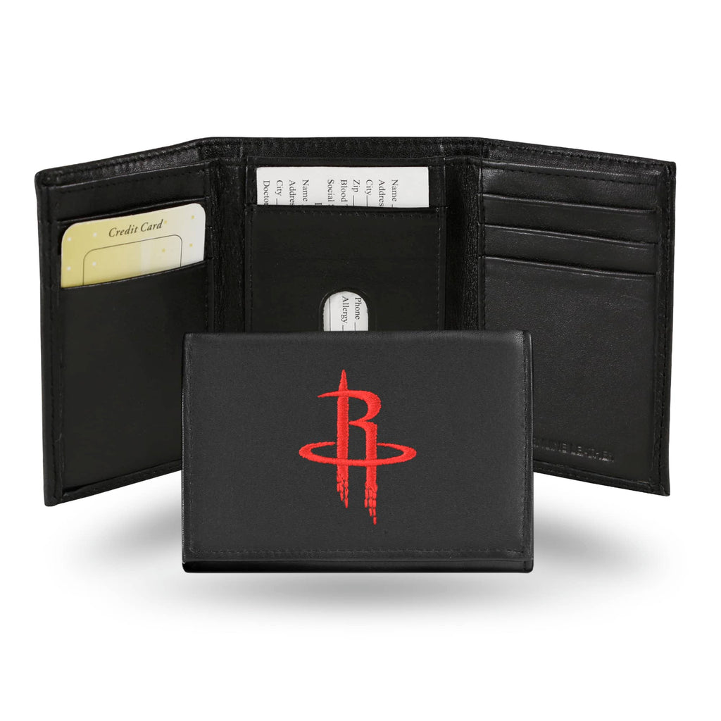 Houston Rockets Trifold Wallet - Embroidered