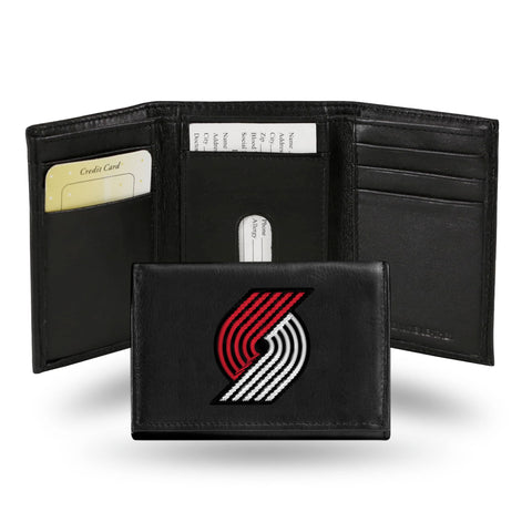 Portland Trail Blazers Trifold Wallet - Embroidered
