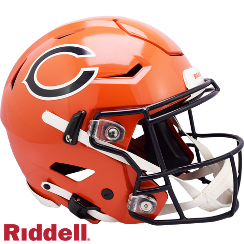 Chicago Bears Helmet Riddell Authentic Full Size SpeedFlex Style On Field Alternate