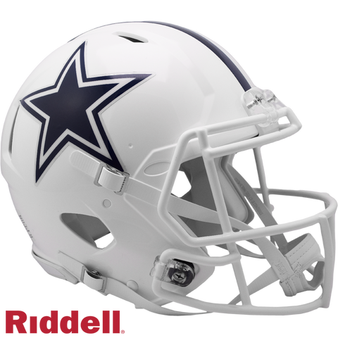 Dallas Cowboys Helmet Riddell Full Size Speed Style On Field Alternate