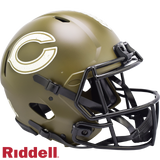 Chicago Bears Helmet Riddell Full Size Speed Style Salute To Service