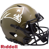 New England Patriots Helmet Riddell Full Size Speed Style Salute To Service