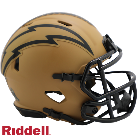 Los Angeles Chargers Helmet Riddell Replica Mini Speed Style Salute To Service 2023