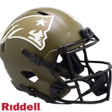 New England Patriots Helmet Riddell Full Size Speed Style Salute To Service