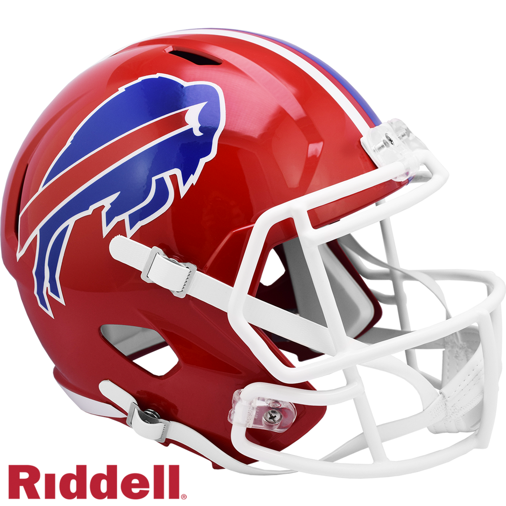 Buffalo Bills Helmet Riddell Replica Full Size Speed Style 1987 2001 T/B