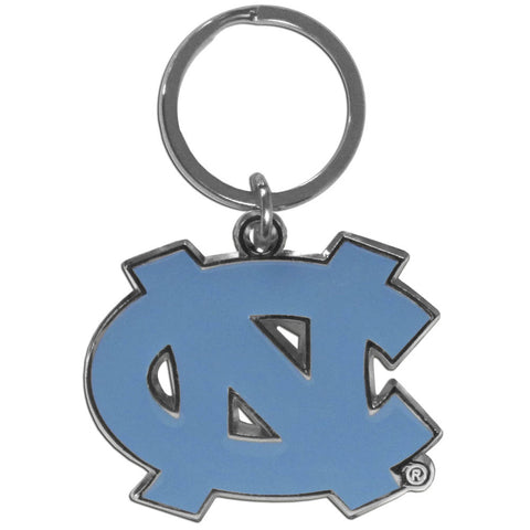 North Carolina Tar Heels   Enameled Key Chain 