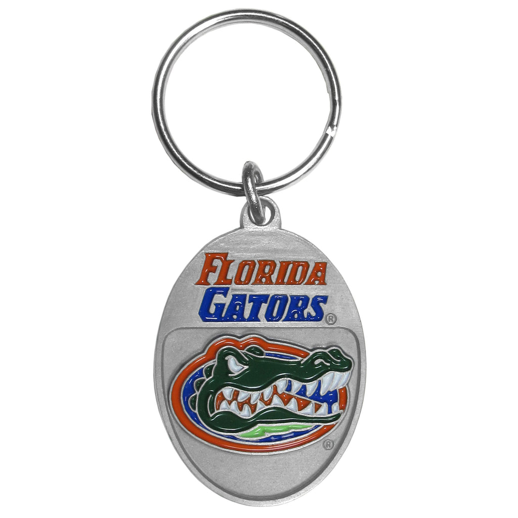 Florida Gators Carved Metal Key Chain