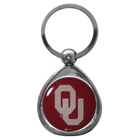 Oklahoma Sooners Chrome Key Chain