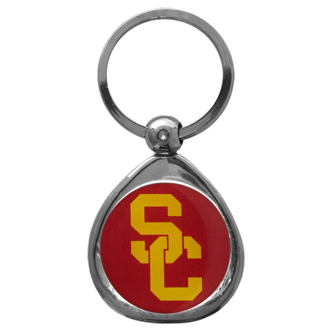 USC Trojans Chrome Key Chain