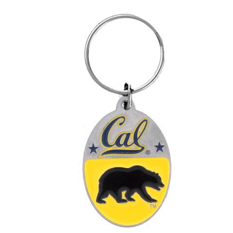 Cal Berkeley Bears Carved Metal Key Chain