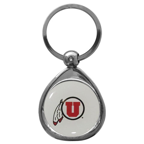 Utah Utes Chrome Key Chain
