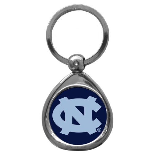 North Carolina Tar Heels   Chrome Key Chain 