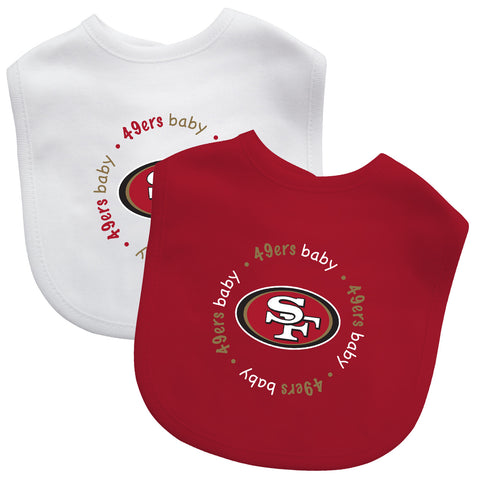San Francisco 49ers Baby Bib 2 Pack