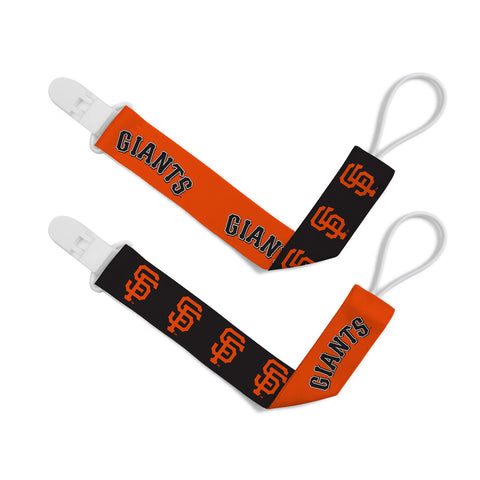 San Francisco Giants Pacifier Clips 2 Pack