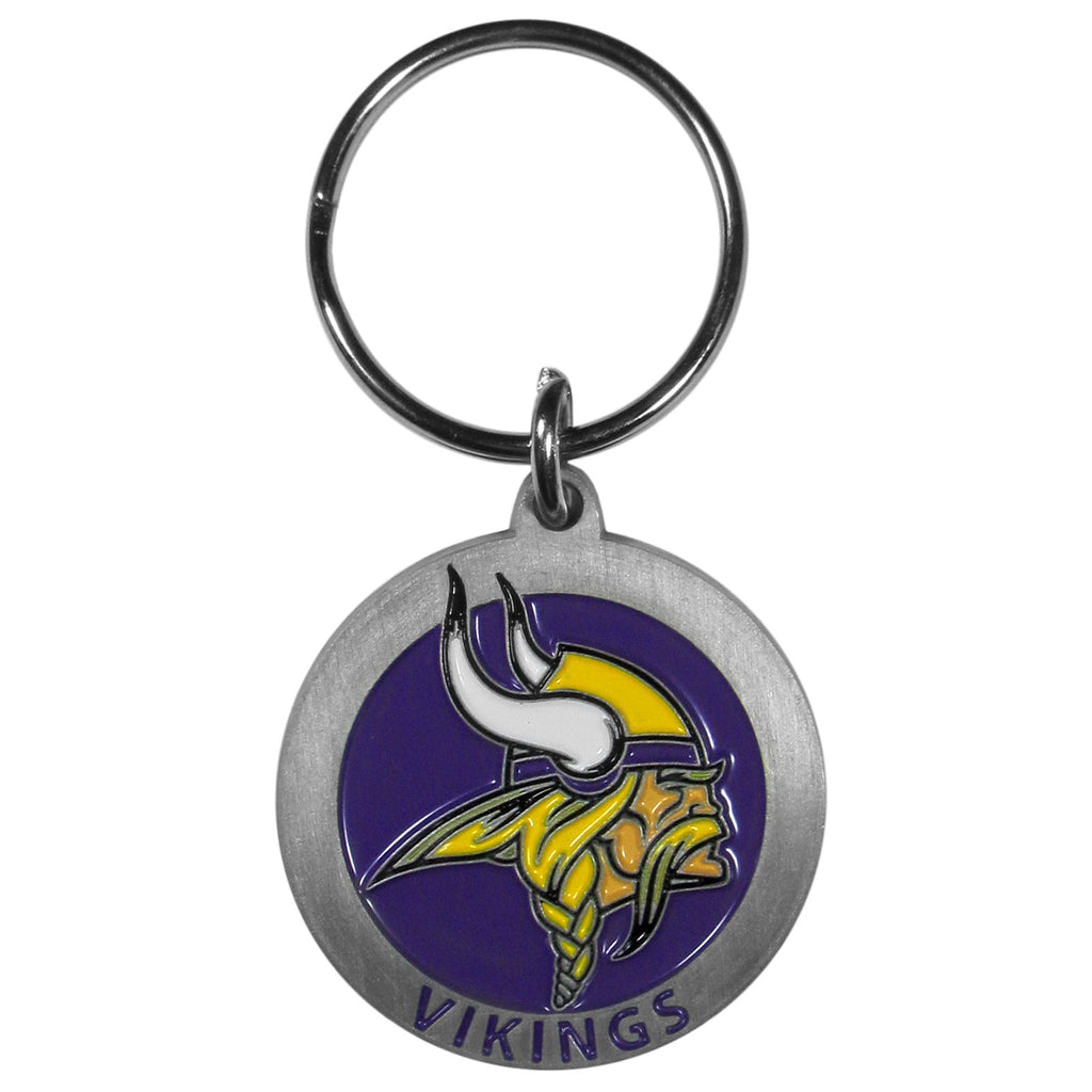 Minnesota Vikings Carved Zinc Key Chain