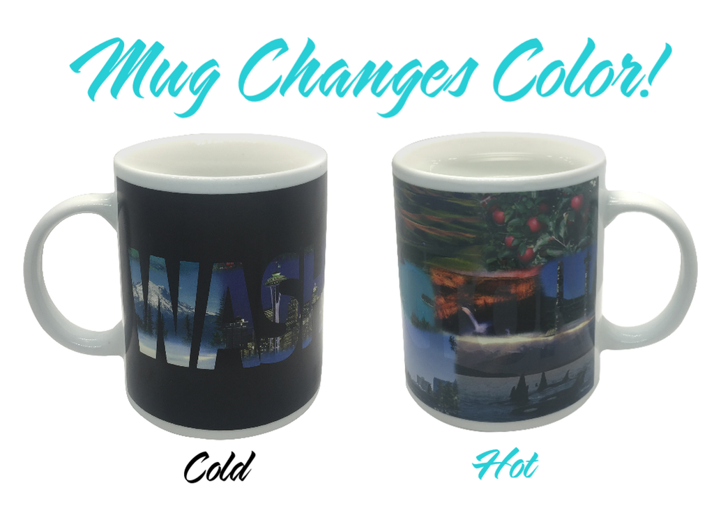State of Washington Color Changing Coffee Mug