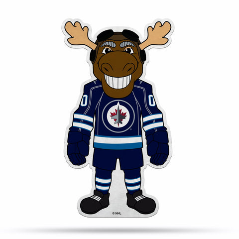 Winnipeg Jets Pennant Shape Cut Mascot Design Special Order