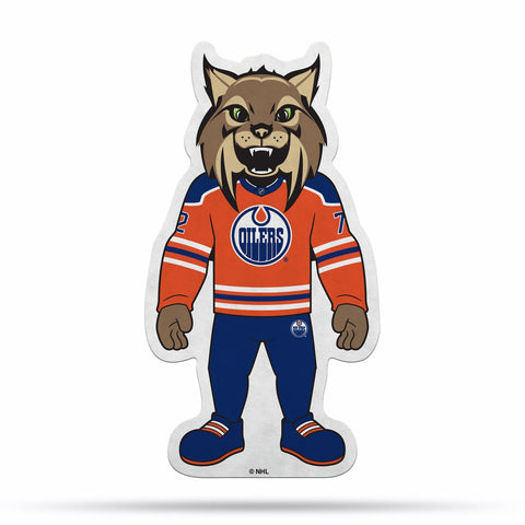 Edmonton Oilers Pennant Shape Cut Mascot Design Special Order