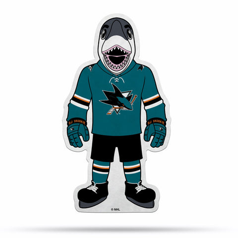 San Jose Sharks Pennant Shape Cut Mascot Design Special Order