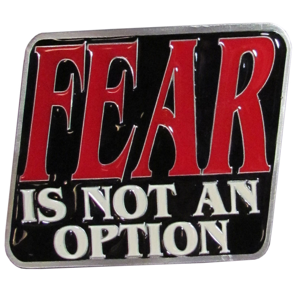 Fear is Not an Option Hitch Cover