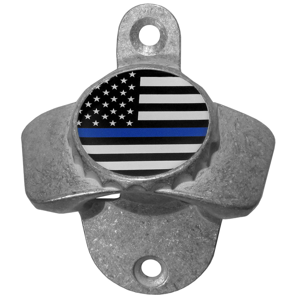 Thin Blue Line Air Force Flag Wall Mounted Bottle Opener