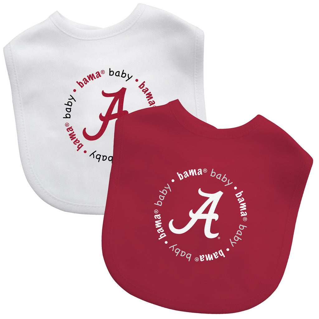 Alabama Crimson Tide Baby Bib 2 Pack