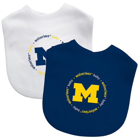 Michigan Wolverines Baby Bib 2 Pack