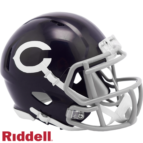 Chicago Bears Helmet Riddell Replica Mini Speed Style Color Rush 60's Classic