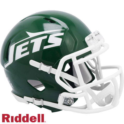 New York Jets Helmet Riddell Replica Mini Speed Style 1978 1989 T/B