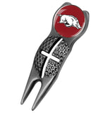 Arkansas Razorbacks Crosshairs Divot Tool  