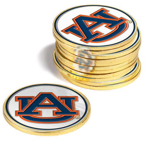 Auburn Tigers 12 Pack Ball Markers
